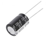 Condensator electrolitic THT 330uF 35VDC &Oslash;10x16mm 5mm