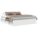 Cumpara ieftin Cadru de pat, alb, 180x200 cm, Super King Size