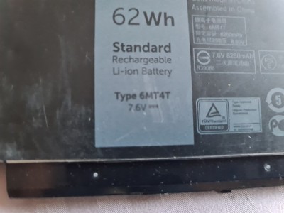 Baterie originala Dell Latitude E5270, E5470, E5570, Precision 15 3510-6MT4T foto