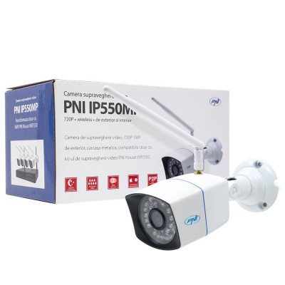 Resigilat : Camera supraveghere video PNI IP550MP 720p wireless cu IP de exterior foto