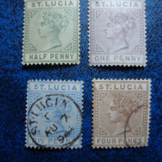 ST. LUCIA 1883 REGINA VICTORIA