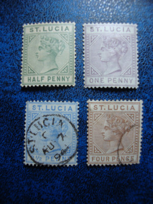 ST. LUCIA 1883 REGINA VICTORIA foto