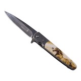 Briceag Deschidere Manuala din Otel, Sistem Prindere Curea, Model Cal, 20 cm