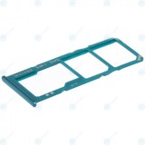 Samsung Galaxy A30s (SM-A307F) Tavă Sim + Tavă MicroSD Prismă zdrobită verde GH98-44769B