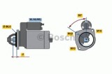 Starter PEUGEOT EXPERT (224) (1995 - 2016) BOSCH 0 986 018 310