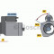 Starter FIAT SCUDO combinato (220P) (1996 - 2006) BOSCH 0 986 018 310
