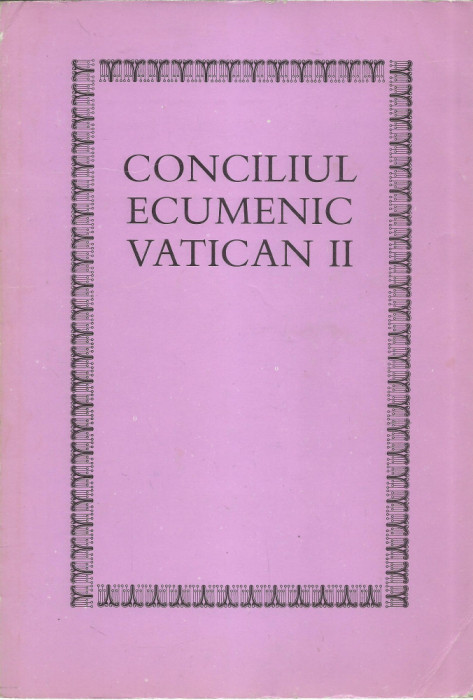 AS - CONCILIUL ECUMENIC VATICAN II