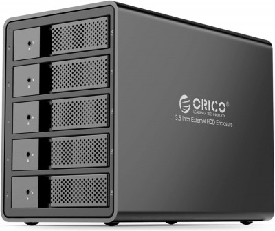 ORICO 5 Bay USB 3.0 la SATA carcasă de hard disk extern pentru HDD de 3.5 inch S foto