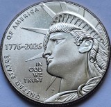 1/2 ,Half Dollar 2026 USA, Enduring Liberty, 250 years of American Liberty, lit.D / P, km#831