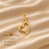 Pandantiv Inima Infinita , placat cu aur 18K Brazilia