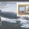 Korea 1980 Zeppelins, stamps on stamps, imperf. sheet, used T.297