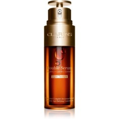 Clarins Double Serum Light Texture ser intensiv &icirc;mpotriva &icirc;mbătr&acirc;nirii pielii 50 ml