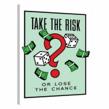 Tablou Canvas, Tablofy, Take The Risk &middot; Monopoly Edition, Printat Digital, 40 &times; 50 cm