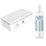 Cumpara ieftin Set pentru sterilizare jucarii STERTOY, 99.99% eficienta, lampa UV de ultima generatie, spray Toy Cleaner Waterfeel inclus