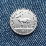 1/2 Rupee 2013 Mauritius , half rupee