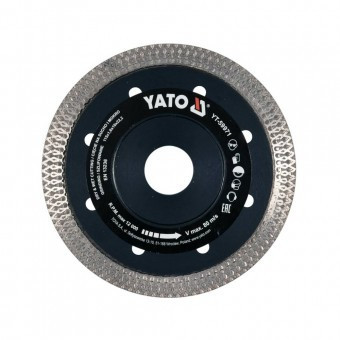 Disc diamantat, Yato, pentru gresie,faianta diametru exterior 115 mm interior 22.2 mm foto