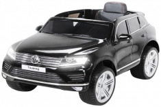 Masinuta electrica VW Touareg CU ROTI MOI 2x 35W 12V Negru foto