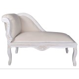 Sofa Lemn Masiv Alb Tapiterie Bej Canapele Clasic Modern Mobilier Baroc