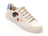 Pantofi sport ALDO albi, SNOW WHITE KICKS 110, din piele ecologica