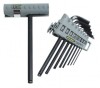Set 9 Imbusuri Stanley cu Maner, Cap Sferic si Drept, 1.5-10mm