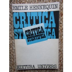 Emile Hennequin - Critica stiintifica