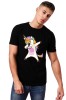 Tricou barbati negru - Cool Unicorn - S, THEICONIC