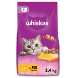 Hrana uscata pentru pisici, Whiskas, adult, carne de pui, 1.4kg