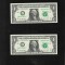 Set Statele Unite ale Americii USA SUA 2 x 1 dollar 2021 Kansas City J aunc-unc