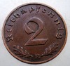 2.651 GERMANIA WWII 2 REICHSPFENNIG 1939 E, Europa, Bronz