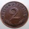 2.651 GERMANIA WWII 2 REICHSPFENNIG 1939 E