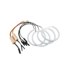 Kit Angel Eyes LED COTTON cu semnalizare pentru BMW E46 Coupe/Cabrio Fara Facelift, far Bosch - 4x146mm