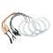 Kit Angel Eyes LED COTTON cu semnalizare pentru BMW E46 Coupe/Cabrio Fara Facelift, far Bosch - 4x146mm