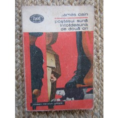 James Cain, Poștașul sună &icirc;ntotdeauna de două ori, BPT nr. 567, Minerva 1970