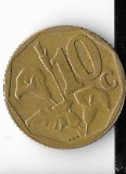 Moneda 10 cents 1999 - Africa de Sud, Europa, Cupru-Nichel