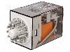Releu electromagnetic, 24V AC, 10A, 3PDT, serie 60.13, FINDER - 60.13.8.024.0040