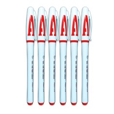 Set 6 Pix cu gel Rosu, 0.5mm, Ropet