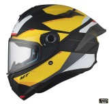 Cumpara ieftin Casca integrala pentru scuter - motocicleta MT Targo S Kay B3 galben mat &ndash; omologare noua ECE 22.06 &ndash; tip viziera: MT-V-18B L (59/60cm)
