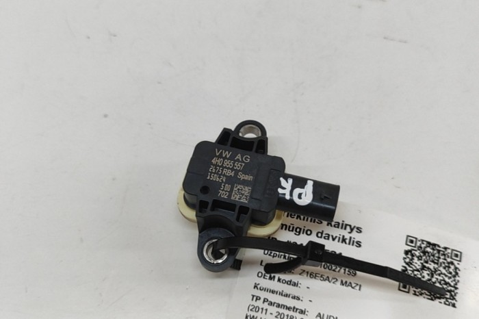 Senzor de impact lateral dreapta AUDI A6 Avant 4G5, C7, 4GD 2016 OEM: 4H0955557 | 31669521