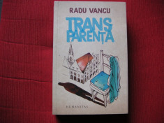 Transparenta - Radu Vancu foto