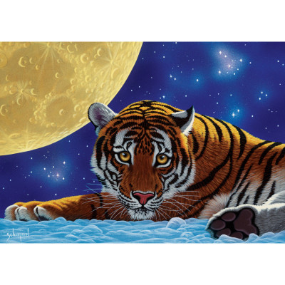 Puzzle 500 piese - Tiger Moon-William Schimmel foto