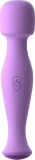 Vibrator Body Massage-Her, 10 Moduri Vibratii, Silicon, USB, Mov, 16 cm, Pipedream