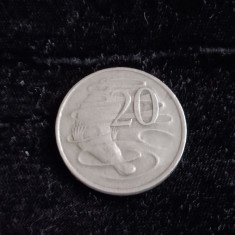 M3 C50 - Moneda foarte veche - 20 centi - Australia - 1973