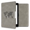 Husa pentru Kobo Aura One, Piele ecologica, Gri, kwmobile, 56873.02