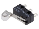 Micro&icirc;ntrerupător SNAP ACTION SPDT, 0,1A/30VDC, ON-(OFF)