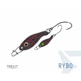 Oscilanta Rybo 0,5 gr./2,5 cm culoare Trout - Delphin