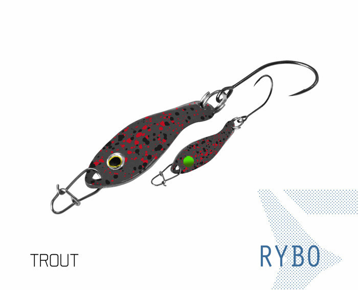 Oscilanta Rybo 0,5 gr./2,5 cm culoare Trout - Delphin