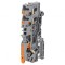 Conector &Icirc;mbinare Șine 0,5-6mm2 3 Borne Gri Push-In