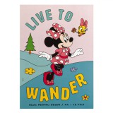 Bloc Desen Disney Minnie, A4, 12 File, Multicolor