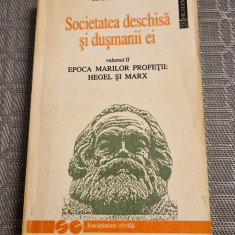 Societatea deschisa si dusmanii ei volumul 2 Hegel si Marx K. R. Popper