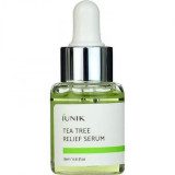 Cumpara ieftin Ser de fata calmant si hidratant Tea Tree Relief, 15 ml, Iunik